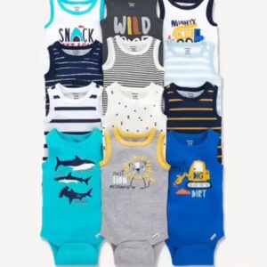 Champion Products ONESIE, INFANT, 3 PACK, MULTI, UL
