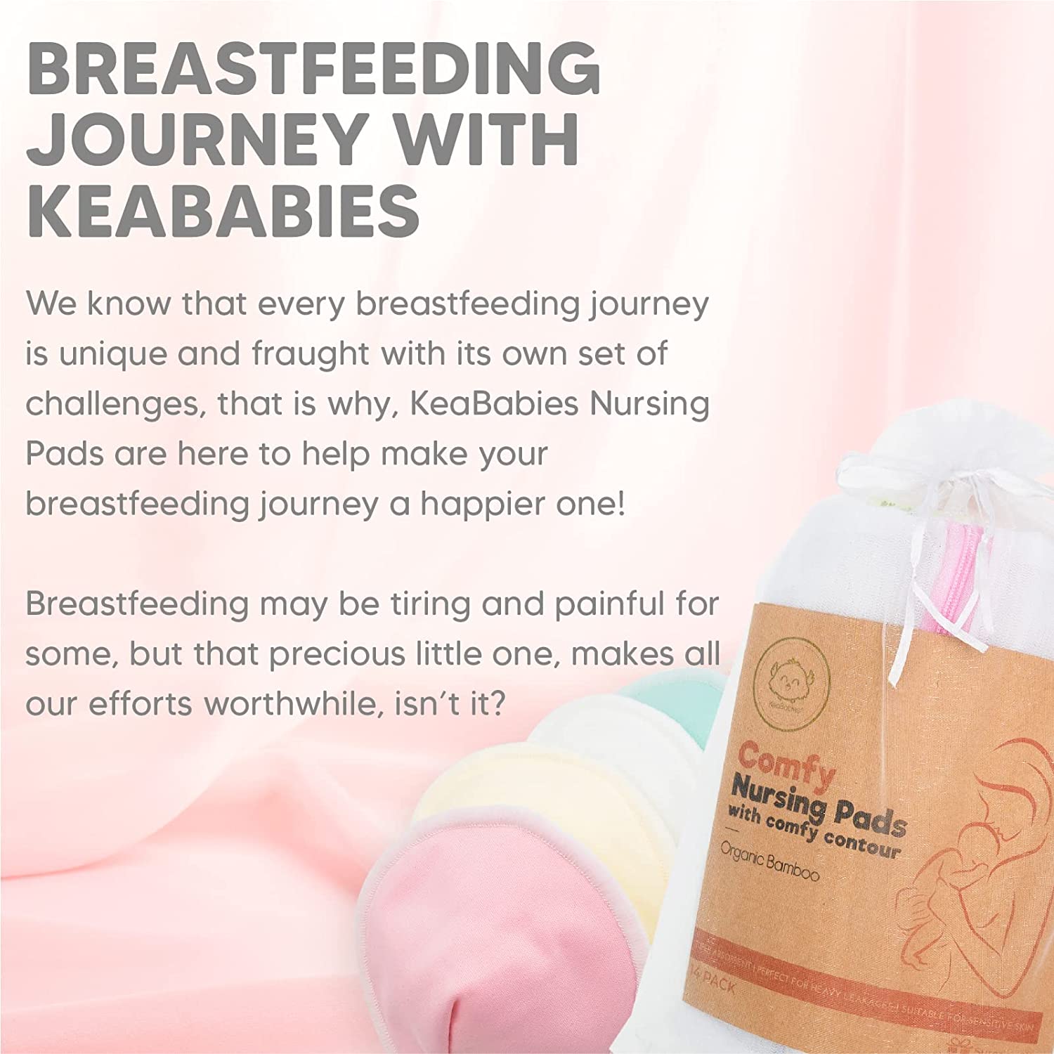 12 x Premium Washable Breast Pads Bamboo Reusable Nursing Mother Breastfeeding 